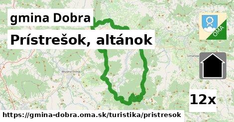 Prístrešok, altánok, gmina Dobra