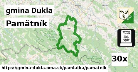 Pamätník, gmina Dukla