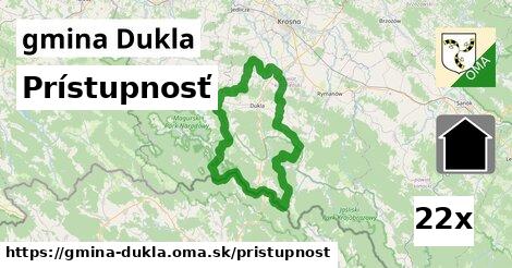 prístupnosť v gmina Dukla