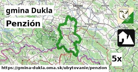 Penzión, gmina Dukla