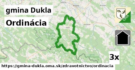 Ordinácia, gmina Dukla