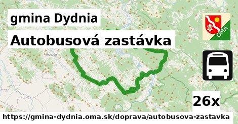 Autobusová zastávka, gmina Dydnia