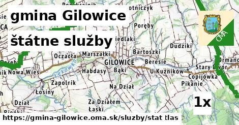 štátne služby, gmina Gilowice