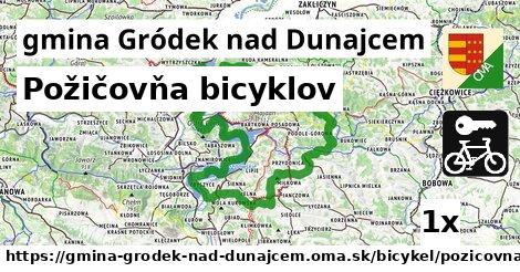 Požičovňa bicyklov, gmina Gródek nad Dunajcem