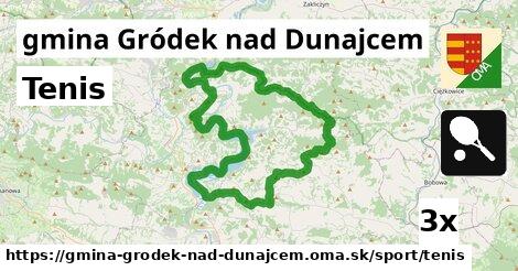 Tenis, gmina Gródek nad Dunajcem