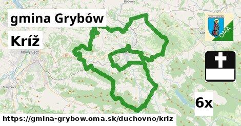Kríž, gmina Grybów