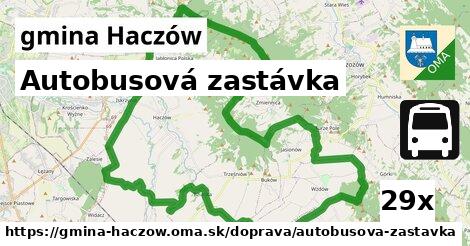 Autobusová zastávka, gmina Haczów