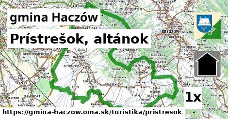 Prístrešok, altánok, gmina Haczów