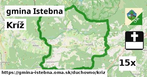 Kríž, gmina Istebna