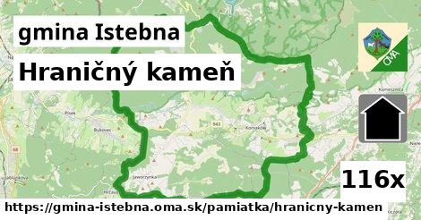 Hraničný kameň, gmina Istebna