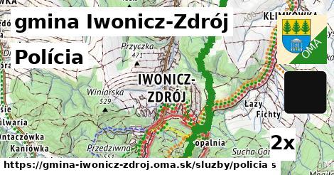 Polícia, gmina Iwonicz-Zdrój