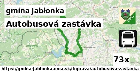 Autobusová zastávka, gmina Jabłonka