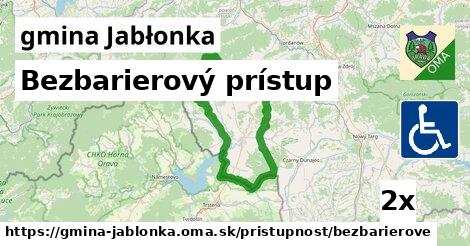 Bezbarierový prístup, gmina Jabłonka