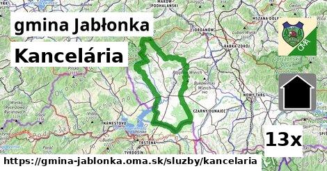 Kancelária, gmina Jabłonka