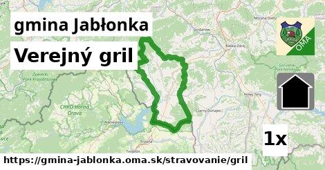 Verejný gril, gmina Jabłonka