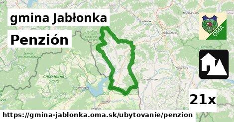 Penzión, gmina Jabłonka