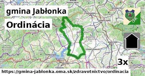 Ordinácia, gmina Jabłonka