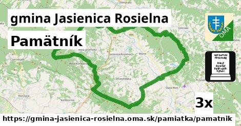 Pamätník, gmina Jasienica Rosielna