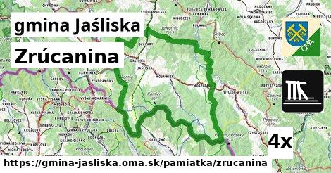 zrúcanina v gmina Jaśliska