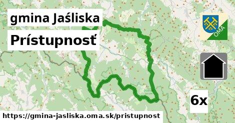 prístupnosť v gmina Jaśliska