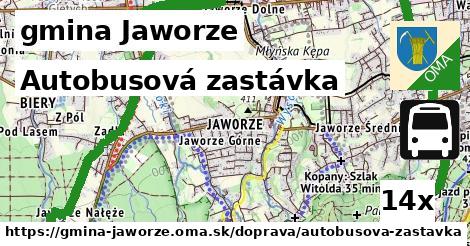 Autobusová zastávka, gmina Jaworze