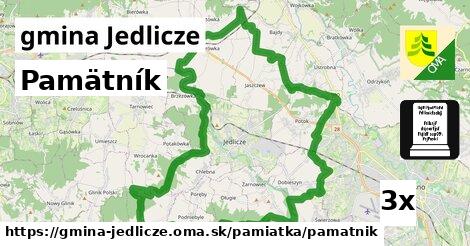 Pamätník, gmina Jedlicze