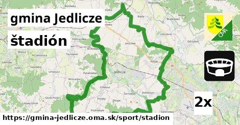 štadión, gmina Jedlicze