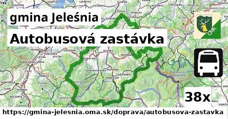 Autobusová zastávka, gmina Jeleśnia