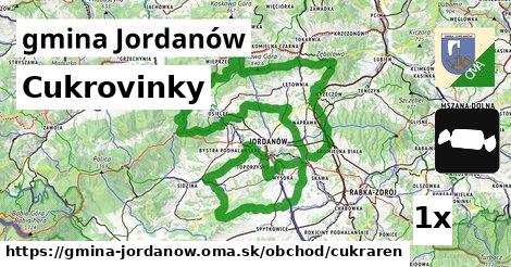 Cukrovinky, gmina Jordanów