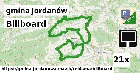 Billboard, gmina Jordanów