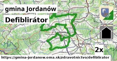 Defiblirátor, gmina Jordanów