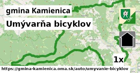 Umývarňa bicyklov, gmina Kamienica