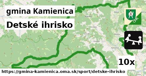 detské ihrisko v gmina Kamienica