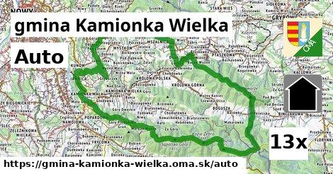 auto v gmina Kamionka Wielka