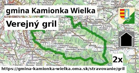 Verejný gril, gmina Kamionka Wielka
