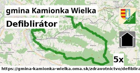 defiblirátor v gmina Kamionka Wielka