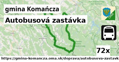 Autobusová zastávka, gmina Komańcza