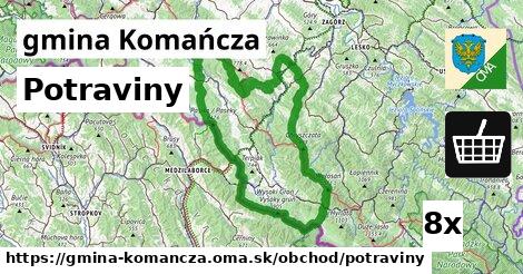 Potraviny, gmina Komańcza