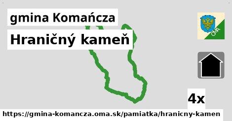 hraničný kameň v gmina Komańcza