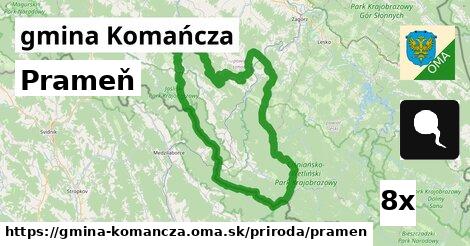 prameň v gmina Komańcza