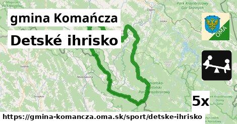 Detské ihrisko, gmina Komańcza