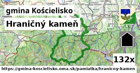 Hraničný kameň, gmina Kościelisko