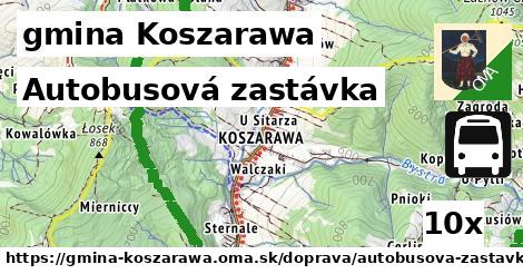 Autobusová zastávka, gmina Koszarawa