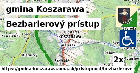 Bezbarierový prístup, gmina Koszarawa