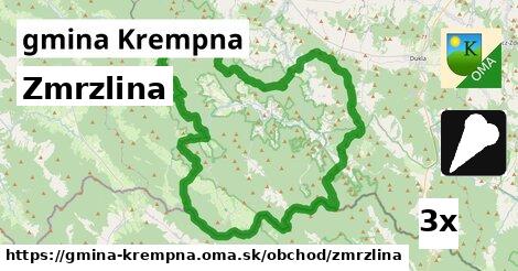 zmrzlina v gmina Krempna