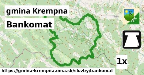 Bankomat, gmina Krempna