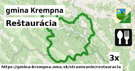 Reštaurácia, gmina Krempna