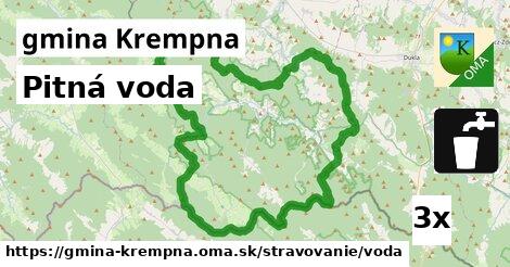 Pitná voda, gmina Krempna