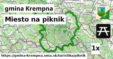 Miesto na piknik, gmina Krempna