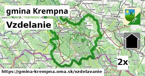 vzdelanie v gmina Krempna